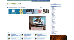 Desktop Screenshot of 123-emploi.com
